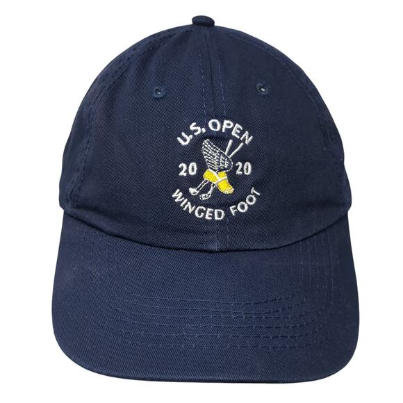 U.S. Open Winged Foot 2020 Slideback Baseball Blue One Size 6 Panel USGA Member - Picture 1 of 8